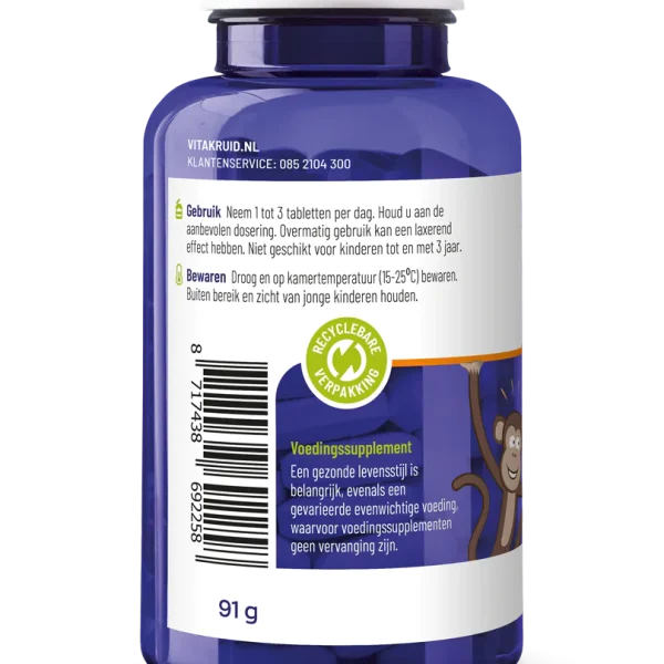 Alternative view of Vitakruid Magnesium junior (90 kauwtabletten)