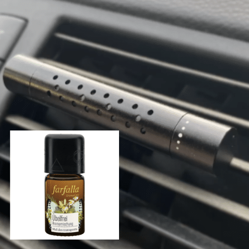 Wagenziekte combinatie: autodiffuser + anti-misselijk geurcompositie